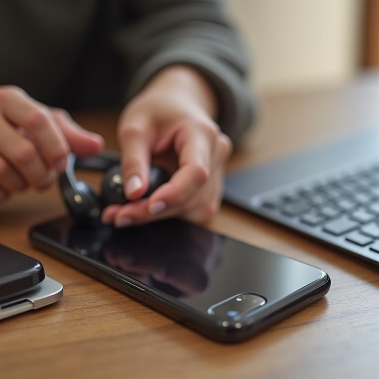 Electronics Product Photography Lifestyle Setup